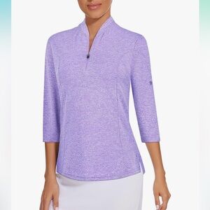 NWOT Women’s golf shirt 3/4 sleeve